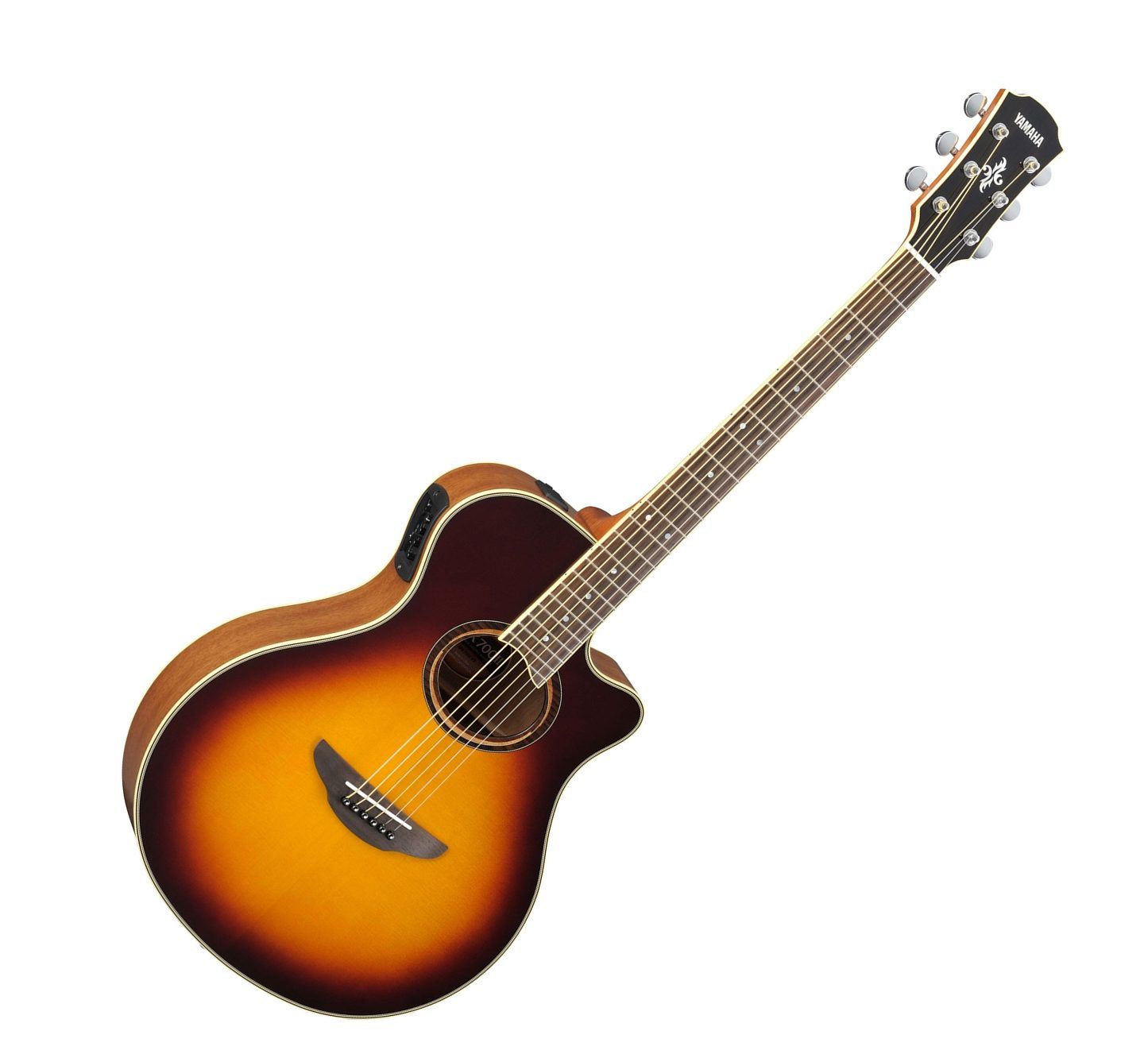 Yamaha APX700II BROWN SUNBURST - акустическая гитара со звукоснимателем,  цвет санбёрст купить с доставкой по России в музыкальном магазине МузТаун.